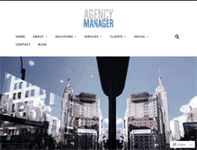 Tablet Screenshot of agencymgr.com